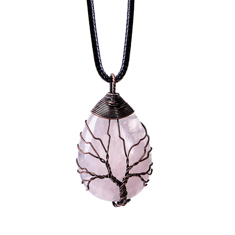 Ciondolo In Avventurina Verde A Forma Di Goccia - Pietra Naturale Con Cordino In Cotone, 3x2 Cm - Foto 9