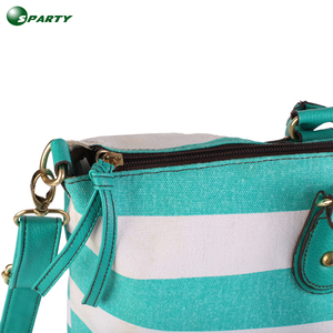 Bolsa de Hombro de Lona de Algodón Ecológica para Mujer, Marca <span class=keywords><strong>Sparty</strong></span>, con Cierre de Cremallera, Diseño Impreso, Opción de Logotipo Personalizado, Reutilizable para Compras - Product Image 5