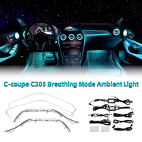 Komplettes Set C-Coupé 64-Farben Auto-Innenraum-Ambientebeleuchtung für Mercedes-Benz C205 Atmosphärenlicht mit Turbo-Auslässen