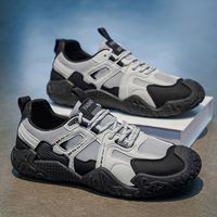 Nouvelles chaussures de sport décontractées noires respirantes pour hommes, résistantes à l'usure, pour la randonnée et l'alpinisme, idéales pour les étudiants