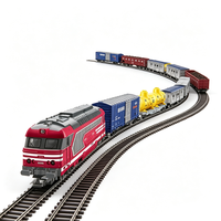 Modèle de train à l'échelle HO Hanfly BB 67000, locomotive diesel, wagon électrique avec éclairage, échelle 1/87, ensemble de train de démarrage, piste ovale
