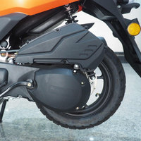 Scooter à essence 150cc tout-terrain homologué pour la route avec moteur automatique sans balais, robuste, pour le transport de marchandises