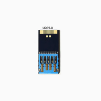 Pasokan produsen 2.0 Chip UDP USB 8 MB stik Mini Chip memori Flash 2-in-1 1GB 128MB kapasitas 16GB plastik tanpa cangkang