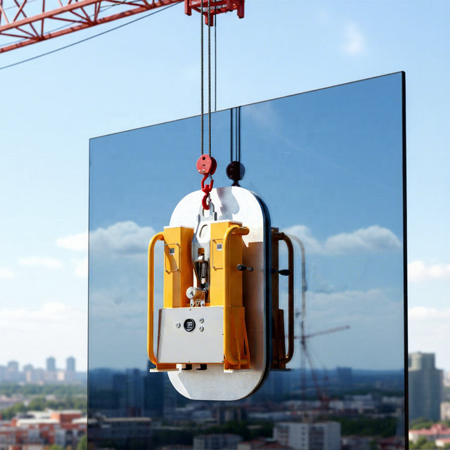 Manual Electric Glass Vacuum Sucker 375kg 750kg Glass Elevator Lift