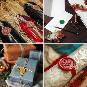 Bougies de cire à cacheter artisanales de qualité supérieure pour décorations de mariage, bougies de cire de luxe, parfum d'ambiance élégant pour la maison - Product Image 6