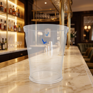 Seau à glace pour service en chambre d'hôtel, finition mate, logo personnalisé, OEM - Product Image 4