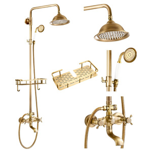 Rideaux de salle de bain valve en laiton pur <span class=keywords><strong>pour</strong></span> femmes ensemble de douche robinet de <span class=keywords><strong>baignoire</strong></span> ensembles de douche <span class=keywords><strong>pour</strong></span> femmes cadeau ensemble de douche <span class=keywords><strong>pour</strong></span> hommes - Product Image 1