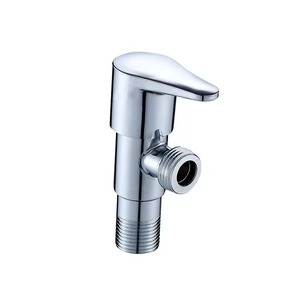 Robinet d'arrêt d'angle en laiton pour salle de bain, ouverture lente, 1/2 pouce, matériaux en cuivre, pour toilettes sanitaires, personnalisé, populaire - Product Image 5