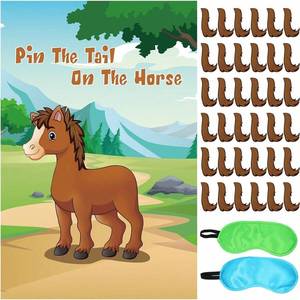Juego <span class=keywords><strong>de</strong></span> Póster <span class=keywords><strong>para</strong></span> Fiesta <span class=keywords><strong>de</strong></span> <span class=keywords><strong>Cumpleaños</strong></span> Infantil: Juego <span class=keywords><strong>de</strong></span> Atar la Cola al Caballo y Decoración <span class=keywords><strong>para</strong></span> Fiesta <span class=keywords><strong>de</strong></span> <span class=keywords><strong>Cumpleaños</strong></span> Infantil - Product Image 5