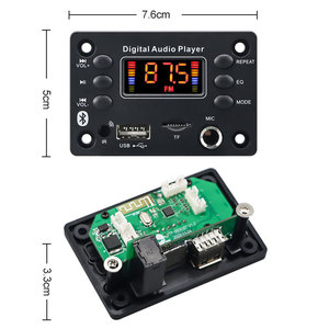 VIRE 12V/5V Car Audio DIY Módulo DE REPRODUCTOR DE MP3 Lossless <span class=keywords><strong>Bluetooth</strong></span> MP3 Placa decodificadora de audio con interfaz de micrófono - Product Image 5