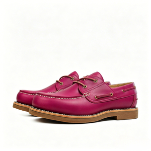 Chaussures <span class=keywords><strong>bateau</strong></span> à lacets pour hommes en cuir de vachette Goodyear Welt, style classique, vente en gros directe fabricant - Product Image 1