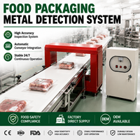 Détecteur de métaux pour convoyeurs, machine d'inspection haute sensibilité pour la ligne de production de transformation alimentaire
