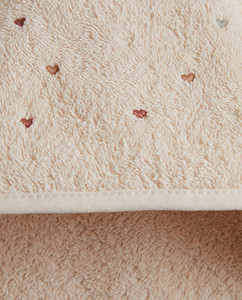 Nouvelle <span class=keywords><strong>serviette</strong></span> de bain multi-couleurs bébé brodé coeurs motif bébé <span class=keywords><strong>serviette</strong></span> coton bio bébé <span class=keywords><strong>serviette</strong></span> à capuche - Product Image 5
