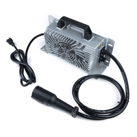 Chargement rapide direct d'usine 24V 36V 48V 60V 72V chariot élévateur chariot de golf chargeur de batterie Scooter 15A 20A 25A pour véhicules électriques