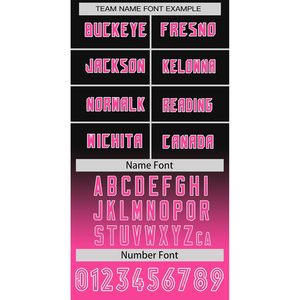 Camiseta de béisbol de manga larga con degradado personalizado 2025, ropa deportiva personalizada con nombre y número impresos para hombres, mujeres y jóvenes - Product Image 3