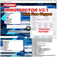 Nouveau IMMO DOCTOR V2.1 avec KEYGEN illimité MULTI MARQUE, logiciel de déactivation IMMO et réglage de puces ECU pour Sim2k MT38 ME 17.9.2 MED17.9.8