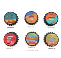 Décapsuleur magnétique en fer et plastique écologique, imprimé UV, cadeaux promotionnels, souvenir, aimant de réfrigérateur, pour cuisine et bar