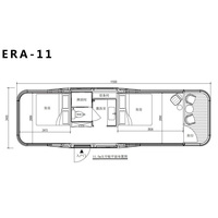 Maison-conteneur capsule spatiale haut de gamme personnalisée, micro-maison compacte, hôtel, bureau avec artisanat modulaire haut de gamme 11,5*3,4*3,25m