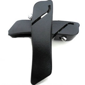 Manillares para bicicleta de montaña Tb Hmtb, 120mm, diseño ergonómico de aleación de aluminio, diseño de pico de águila negro para ciclismo todoterreno - Product Image 5
