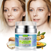 Crème Visage au Collagène PDRN et Rétinol, Réparatrice Intensive, Lissante et Anti-rides, pour Teint Foncé, Personnalisable avec Votre Logo