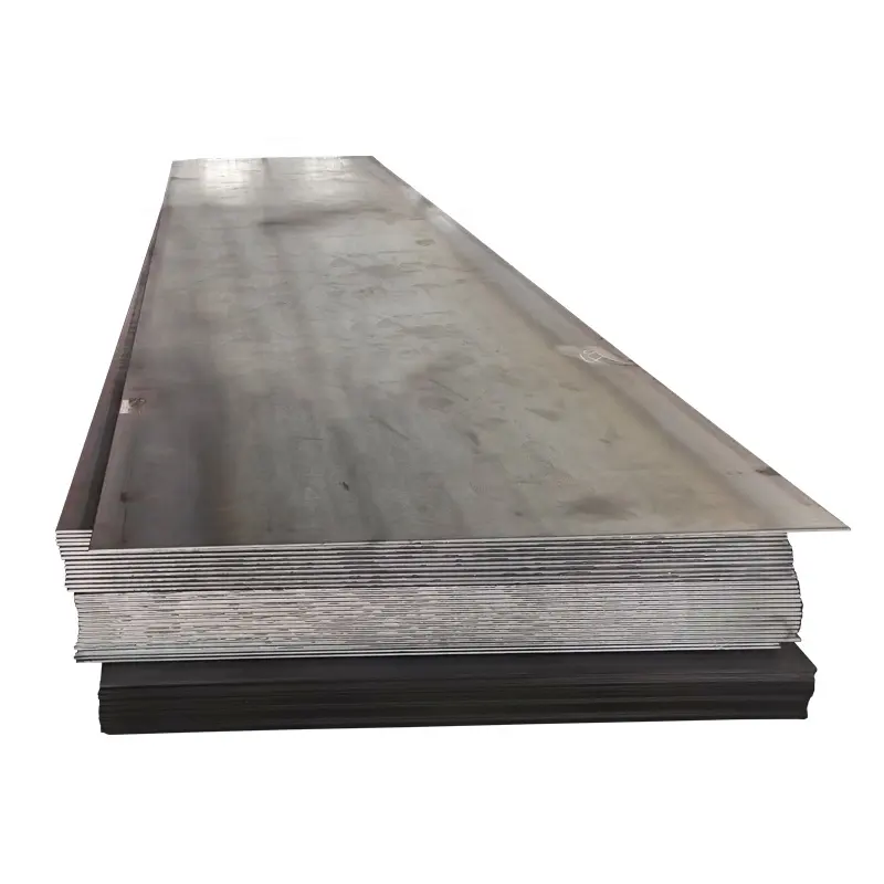 Placa de acero estructural laminada en caliente SS400 de alta calidad para puente