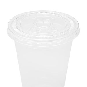 95mm Flat Lids (1000pcs) for 95mm 7 8 9 10oz Etc <b>Plastic</b> <b>Cups</b> - Product Image 4