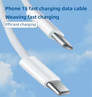 Cable de Datos Tipo-C de Alta Calidad, Cable de Carga Rápida USB-C a USB Tipo C, Cable de Carga CTC de 60w para iPhone 17 Pro Max