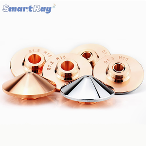 Boquilla de corte láser SmartRay OEM <span class=keywords><strong>DNE</strong></span> con boquilla de doble capa única cromada para máquinas de corte por láser - Product Image 5