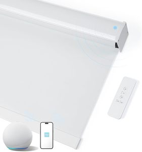 Persianas Enrollables Motorizadas, Personalizadas, Eléctricas, con Control Remoto, Opacas, Impermeables, para Ventanas, Hogar, Oficina Inteligente de Lujo - Product Image 1