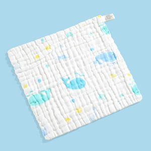 Vente en gros Débarbouillettes en mousseline de coton pour bébé Cadeaux pour bébé Serviette de toilette 6 couches Serviette de toilette pour bébé - Product Image 6