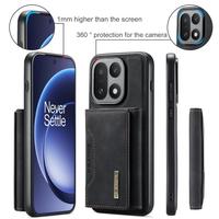 Vente en gros et dropshipping pour OnePlus 15 DG.MING M2 Series, étui de téléphone portable magnétique multi-cartes à 3 volets
