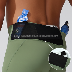 Pantalones cortos de carreras ligeros que absorben la humedad, multibolsillos, pantalones cortos antideslizantes para maratón y trail running - Product Image 1