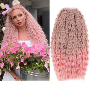 22 "Rusland Losse Deep Wave Twist Jessica Rose Body Super Lange Synthetische <span class=keywords><strong>Kinky</strong></span> <span class=keywords><strong>Afro</strong></span> Vlechten Krul Gehaakte Hair Extensions - Product Image 2