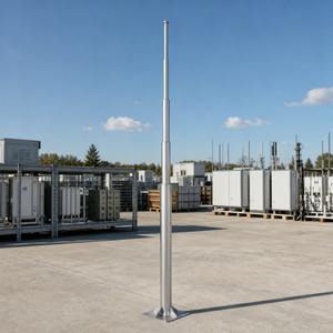 Hebei <span class=keywords><strong>Guanchen</strong></span> - Mástil Telescópico de 8 Metros para Antena de Estación Base, Poste de Elevación para Antena de Señal - Product Image 1