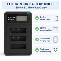 Cargador de Batería USB para Cámara NP-FV100, Base de Carga Individual Portátil para FV70 FV50 FV30, Venta al por Mayor de Fábrica con 15 Años de Experiencia, OEM Personalizado