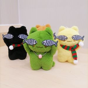 Nuevo Llavero de Peluche Original y Auténtico, Gato Pescador <span class=keywords><strong>Travieso</strong></span> y Tímido, Hecho a Mano Personalizado, Colgante de Peluche DIY - Product Image 5