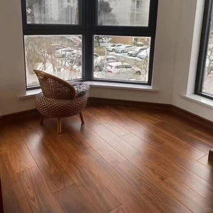 พื้นไม้โรบินีย์เนื้อแข็งขนาด 12 มม. รูปทรงบาง แผ่นไม้เนื้อแข็ง AB ความเสถียรเหนือกว่า ทนไฟ เหมาะสำหรับภายนอกอาคารคลังสินค้า - Product Image 2