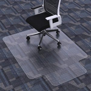Durable 36''*48'' Clear PVC Office Chair Mat Nailed <strong>Plastic</strong> <strong>Floor</strong> Carpet <strong>Protector</strong> with Lip Vinyl Flooring - Product Image 3
