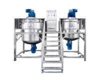 Machine de fabrication de détergent liquide multifonctionnelle en promotion avec moteur, pompe et mélangeur homogène en acier inoxydable SUS316L pour produits chimiques et shampoings