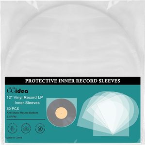 50 <span class=keywords><strong>LP</strong></span> bên trong tay áo chống tĩnh vòng dưới Vinyl kỷ lục tay áo cho 12 "<span class=keywords><strong>LP</strong></span> Bộ sưu tập - Product Image 6