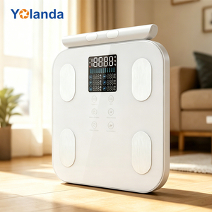 <span class=keywords><strong>Báscula</strong></span> Inteligente Digital de <span class=keywords><strong>Bioimpedancia</strong></span> para Medir Grasa Corporal con Electrodos de 8 Puntos de Contacto, Tipo BIA - Product Image 1
