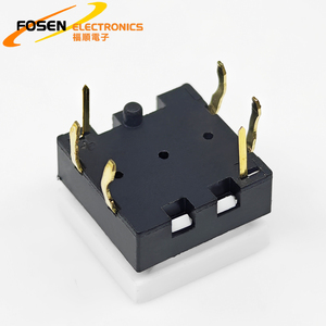 13.4*13.4赤色ビュールRGBフルカラーLED照明タクトスイッチスルー穴押しボタンスイッチ瞬間<span class=keywords><strong>Pcb</strong></span>パネル - Product Image 3