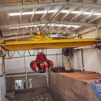 Pont roulant électrique à double portique antidéflagrant 10 tonnes avec moteur et télécommande, hauteur de levage 25m