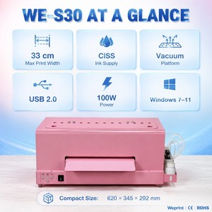 La Mejor Impresora DTF de Escritorio de 8.5 Pulgadas para el Negocio Lateral de Etsy para Mamás, con Certificación CE, Envío DDP a EE. UU., Tinta Blanca XP600 - Product Image 5