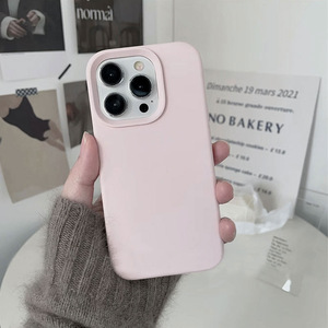 Coques de téléphone antichoc en silicone de luxe en gros, disponibles en 10 couleurs, avec emballage en sachet OPP pour <span class=keywords><strong>iPhone</strong></span> 17, 16, 15, 14, 13, <span class=keywords><strong>12</strong></span> Pro Max - Product Image 3
