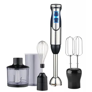 China Factory Small Kitchen Appliance 4 In 1 Immersion Food Mixer Electric Hand Blender Chopper Magic Juicer Blender