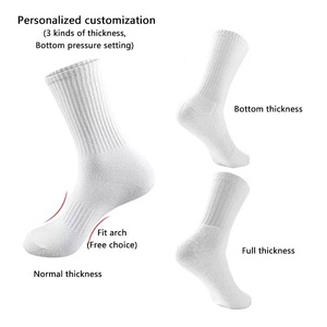 Alta calidad Crew bordado moda Grip mujeres compresión logo hombres diseñador Deporte Calcetines algodón <span class=keywords><strong>Travis</strong></span> Coolmax Calcetines - Product Image 3