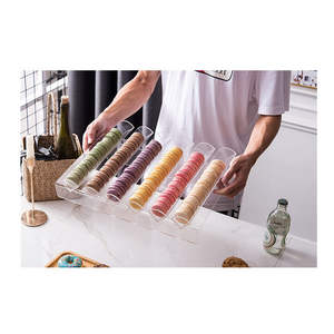 <span class=keywords><strong>Présentoir</strong></span> acrylique de <span class=keywords><strong>macaron</strong></span> de niveau du contemporain 6 pour la boulangerie de magasin <span class=keywords><strong>Présentoir</strong></span> acrylique de biscuit de cylindre - Product Image 5