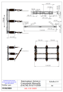 Электрическое оборудование высокого напряжения IACM, выключатель нагрузки 36 кВ и 24 кВ, Disjoncteur MV & HV продукты - Product Image 5