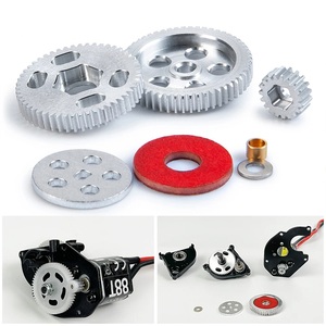 Siêu 19t 51t 55t kim loại hộp số hộp số thiết lập cho 1/24 RC Crawler xe trục scx24 90081 19t 51t 55t 19t 51t 55t nâng cấp - Product Image 4